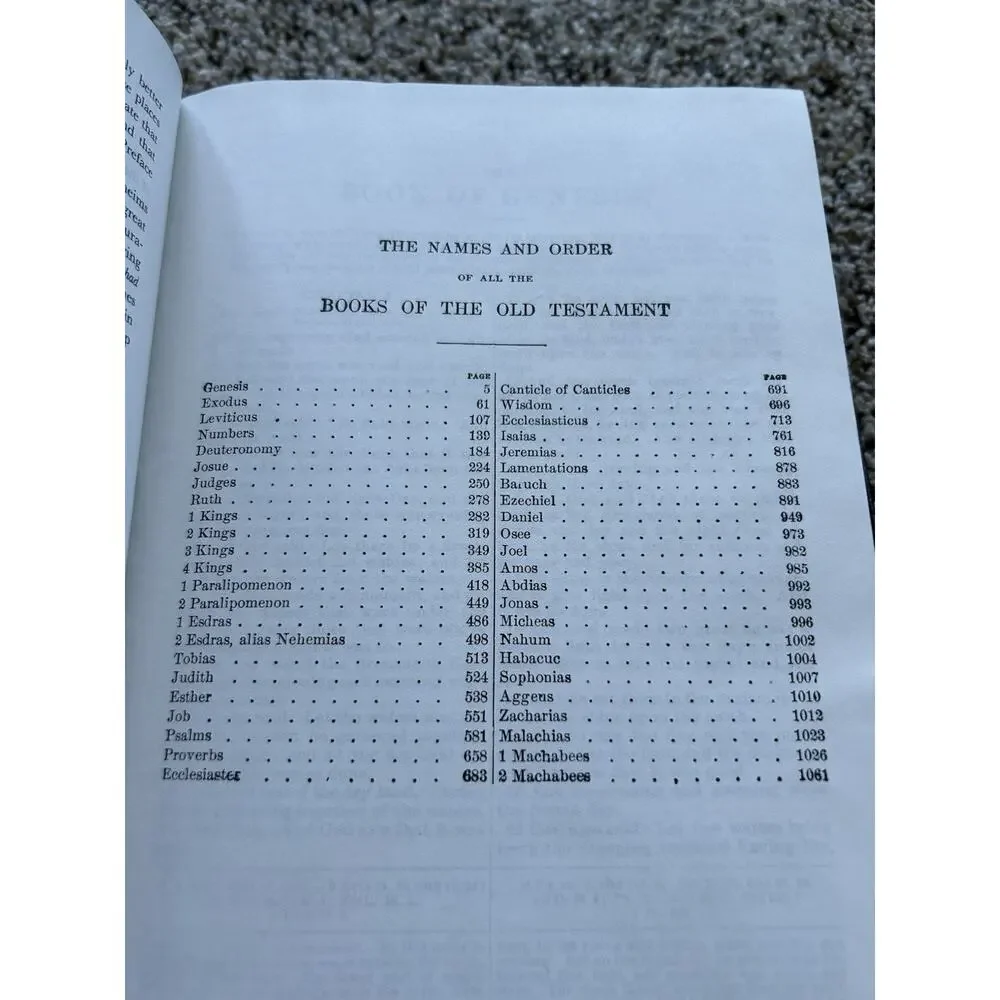 The Holy Bible Douay Rheims Version Catholic 1989 Orthodox Hardcover Black F26